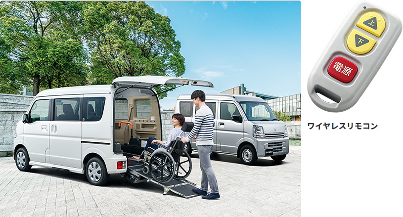 エブリイ車いす移動車 福祉車輛 ラインアップ